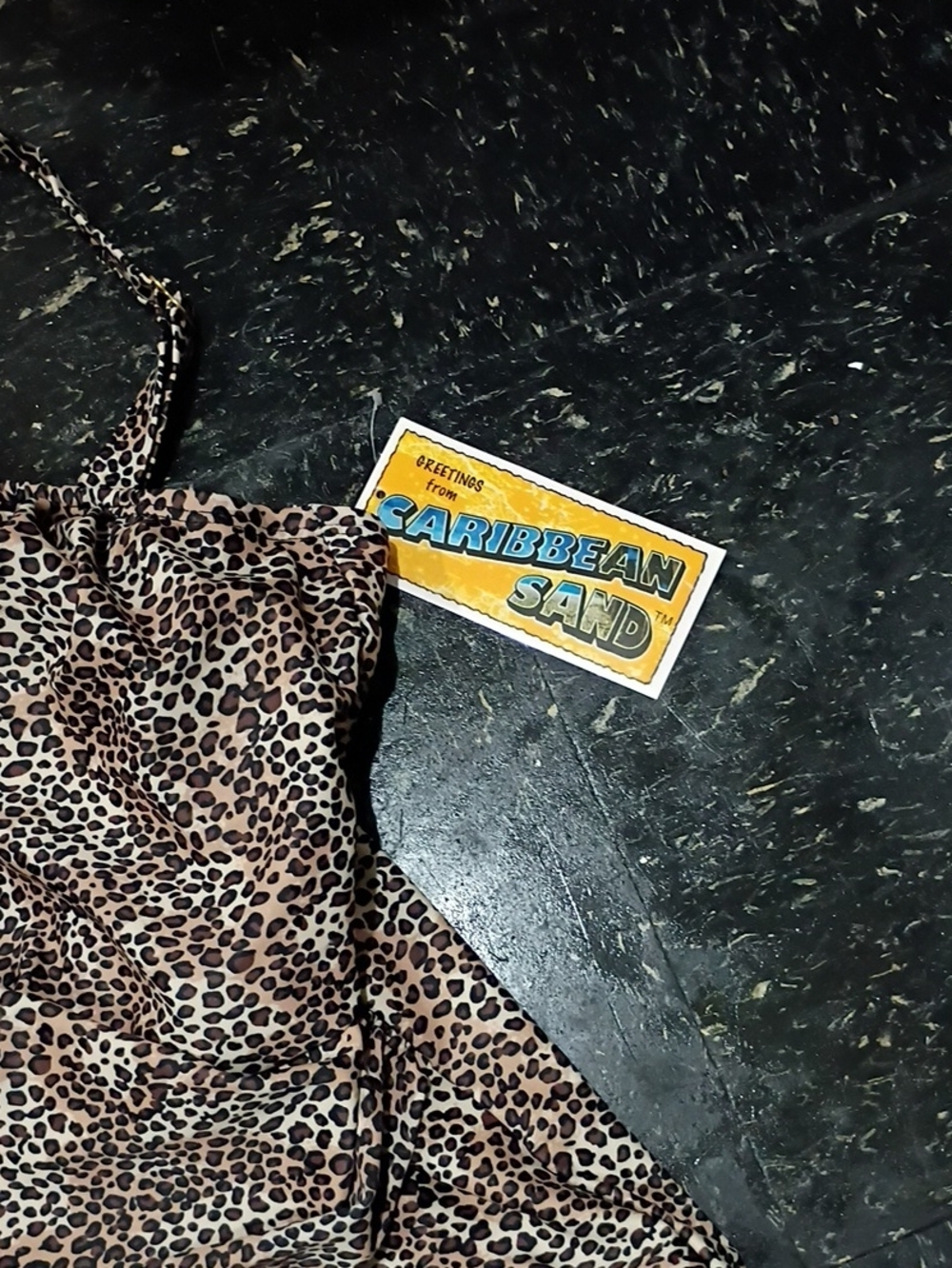 Brand New Caribbean Leopard-Print One-Piece Swimsuit - Brown and Black-m2 - Picture 2 of 5